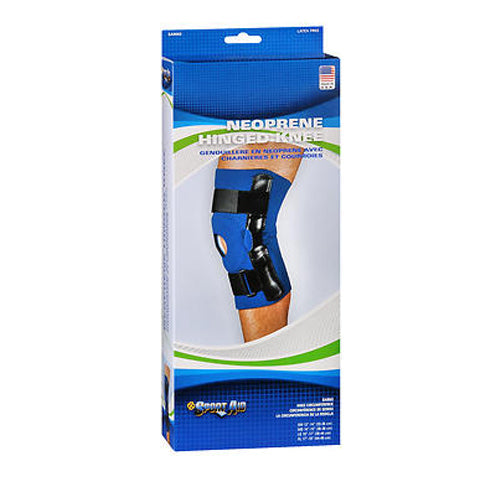 Sport Aid, Sportaid Knee Brace Hinged Open Patella Neoprene, Count of 1