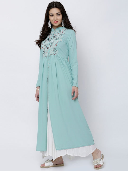Vishudh Women Yoke Design Anarkali Kurta