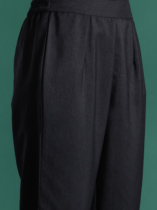 Sangria Ethnic Motifs Printed Kurta with Trousers & Dupatta