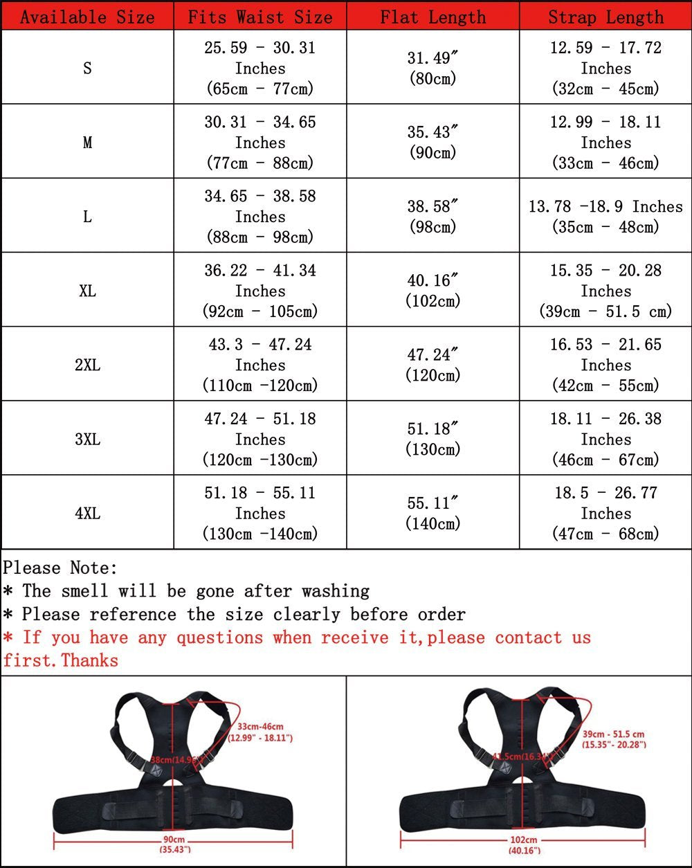 Posture Corrective Therapy Back Brace For Men & Women