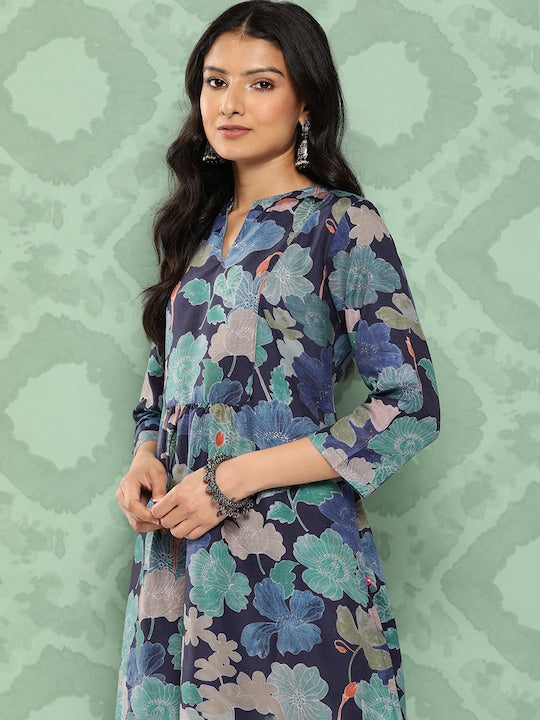 Varanga Women Floral Printed Kurta