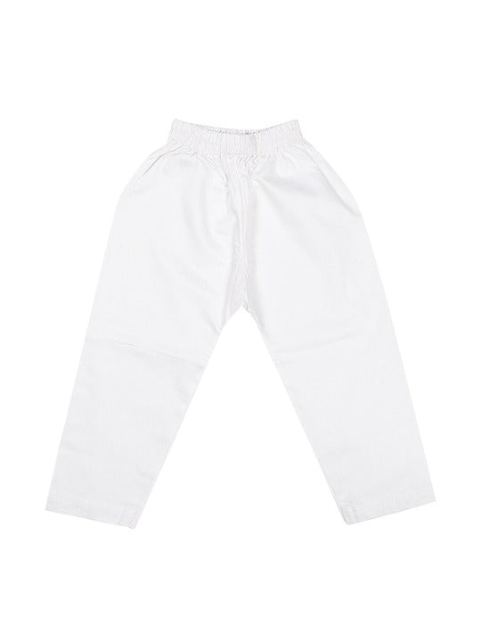 Vastramay Sishu Boys Chikankari Embroidered Pure Cotton Kurta with Pyjamas