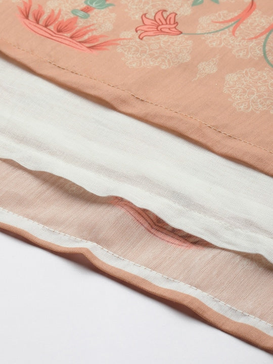 House of Pataudi Jashn Floral Printed Floral A-Line Kurta