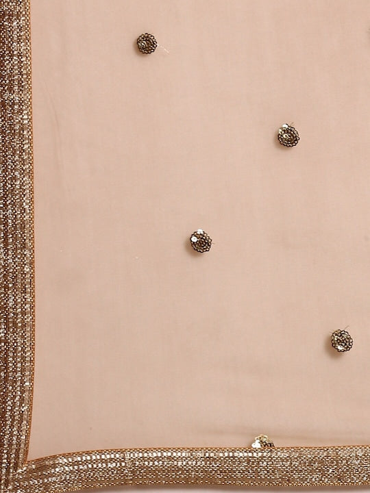 IMARA Floral Embroidered Ready to Wear Lehenga & Blouse With Dupatta