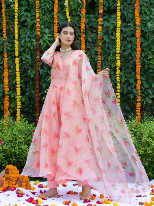 ONEWE INDIA Gulmohar Suit (Set of 3)