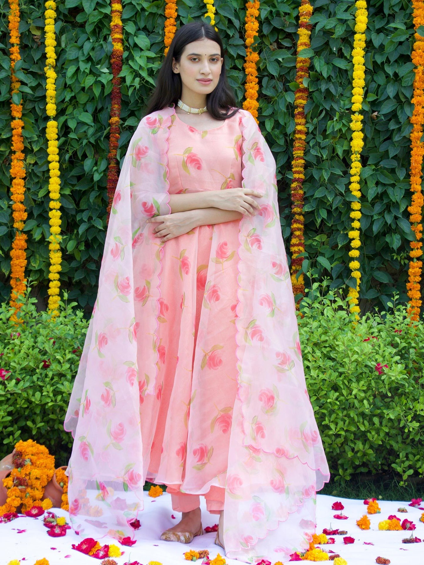 ONEWE INDIA Gulmohar Suit (Set of 3)