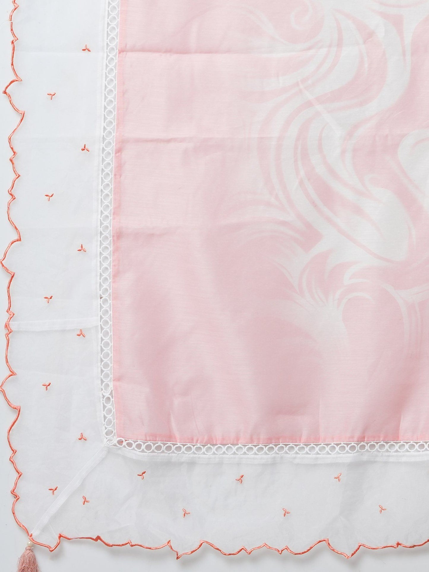 Heeposh Beautiful Schiffli Embroidered Anarkali with Soft Organza Dupatta (Set of 3)