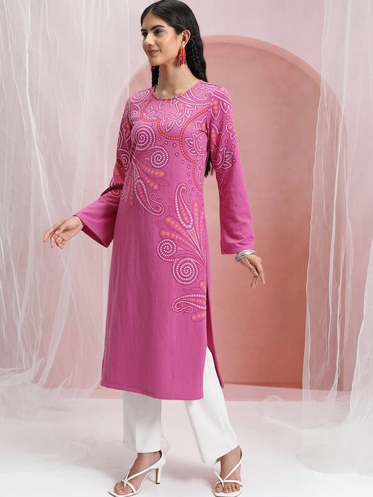 Vishudh Ethnic Motifs Printed Kurta