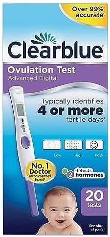 Clearblue Advanced Digital Ovulation Test-Pack of 20 Sticks