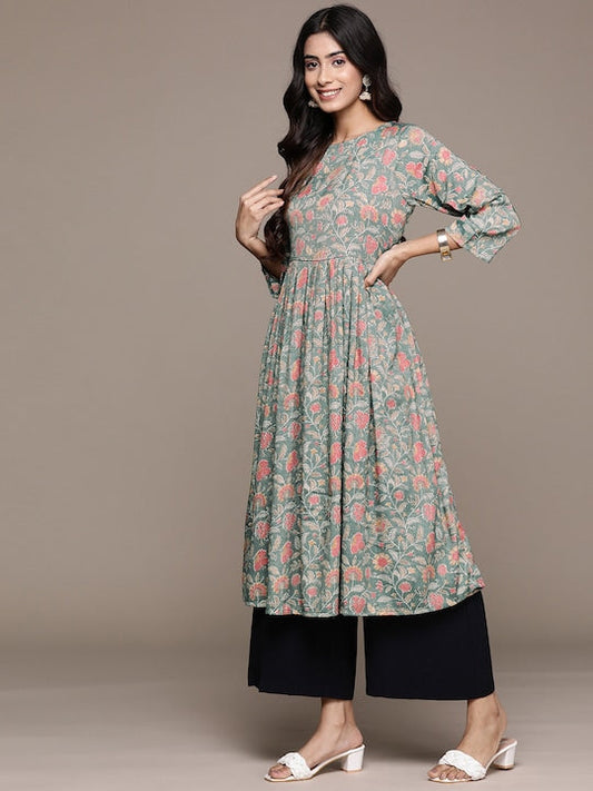 Anubhutee Floral Printed Kurta