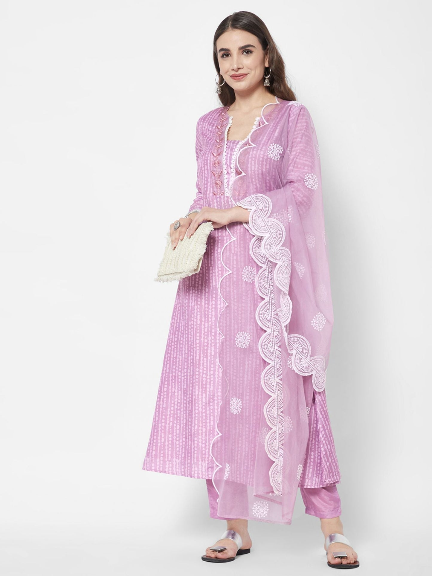 Heeposh Women Printed Kurta with Dupatta (Set of 3)