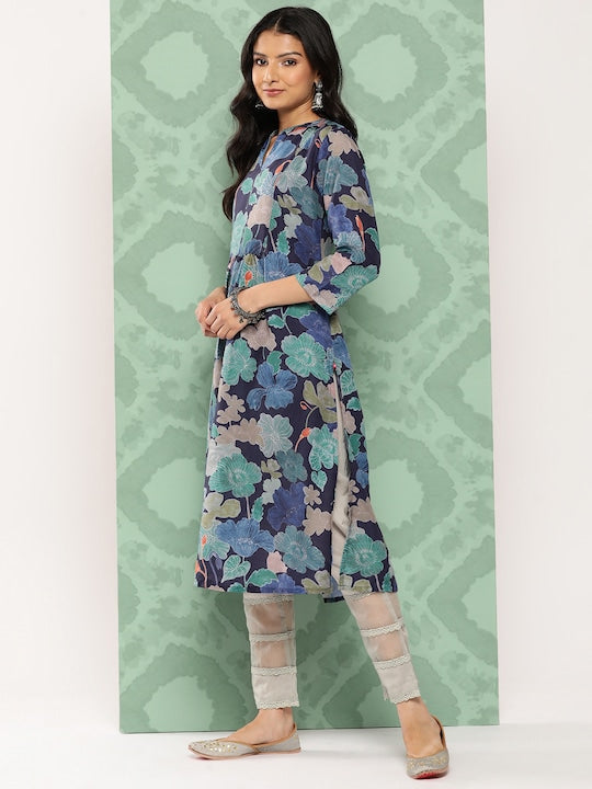 Varanga Women Floral Printed Kurta