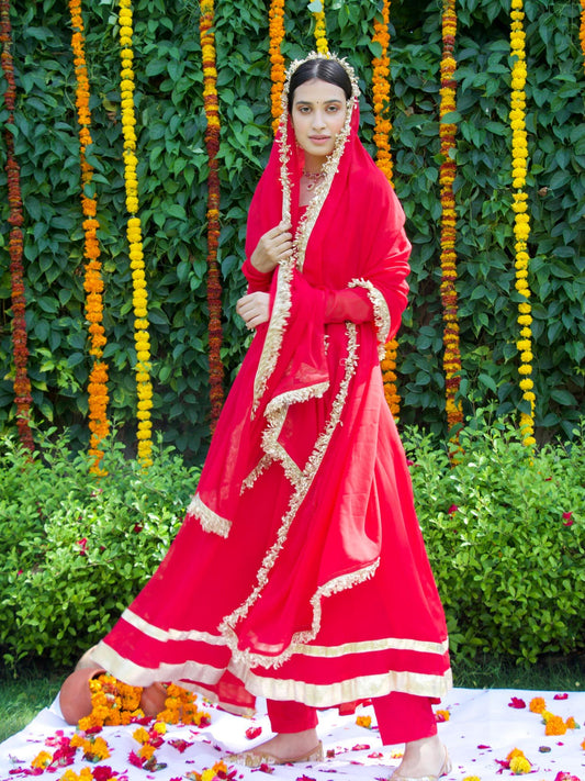 ONEWE INDIA Rukmani Vintage Suit (Set of 3)