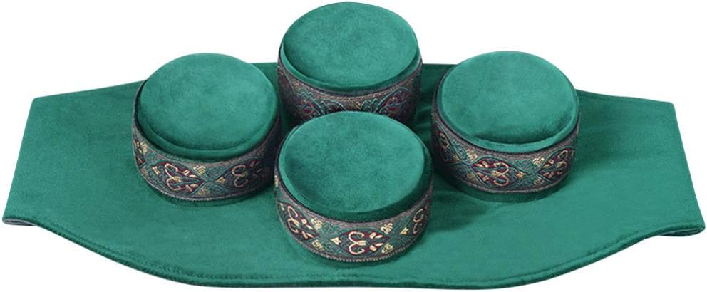 Moxa Moxa Stick Burner Box Box Cover Chinese Moxibustion Cover Without Moxibustion moxibustion Copper Box Box moxibustion Stick Holder (Dark Green)