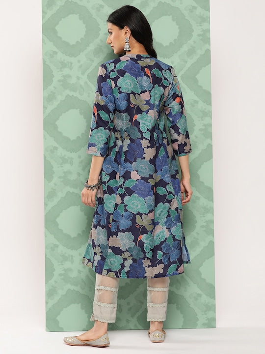 Varanga Women Floral Printed Kurta