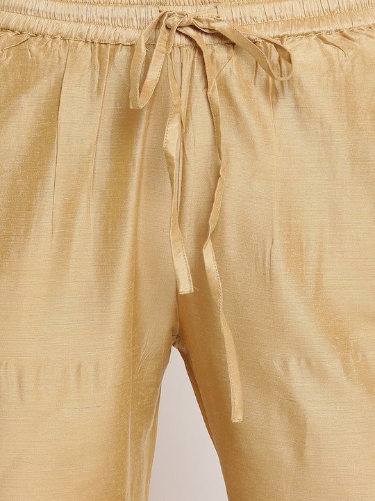 IMARA Floral Embroidered Thread Work Kurta with Trousers & With Dupatta