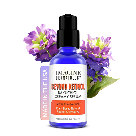 Beyond Retinol Bakuchiol Creamy Serum - G3L Delivery System for Anti-Aging & Anti Wrinkle - Bakuchiol Moisturizer, Bakuchiol Serum, Bakuchiol Retinol Alternative - Bakuchiol Oil, 2 fl oz/59.4 ml