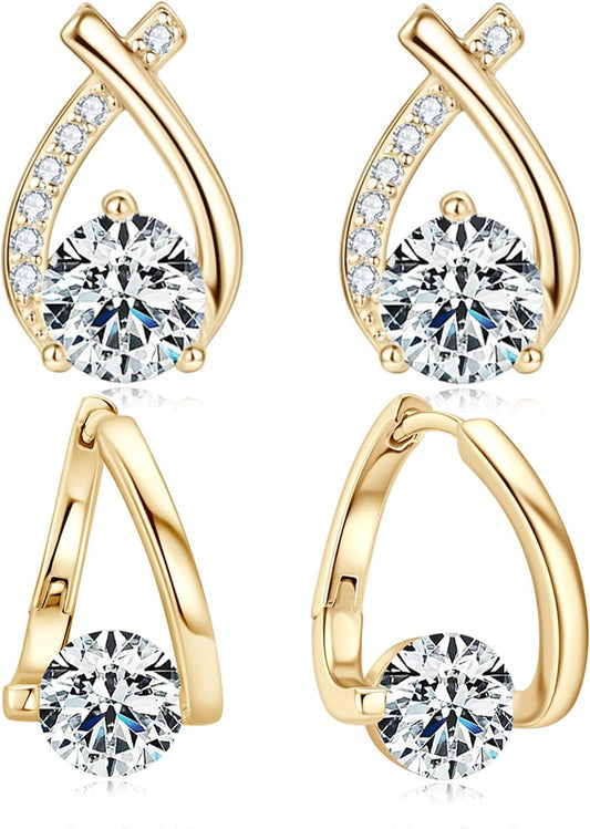 Lucpee Lymphatic Earrings, Slimaoo Flysmus Halolux Lymphvity Germanium Earrings Lymph Flow Drainage Detox Magnetogen Earrings Acupuncture Therapy Slimming Sparkly Zircon Jewelry Gift