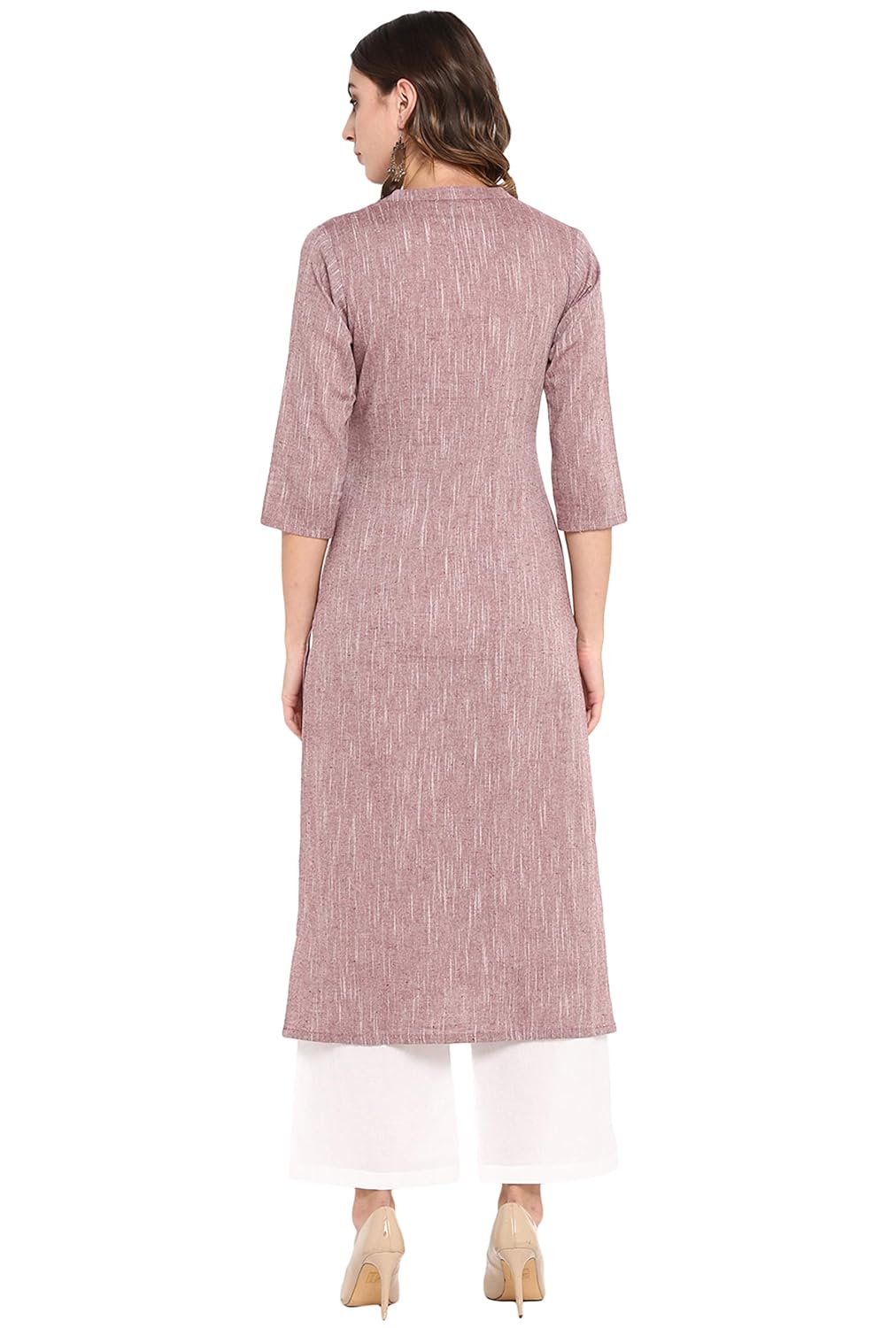 Janasya Women's Sea Green Art Silk Ethnic Motifs Asymmetric Kurta