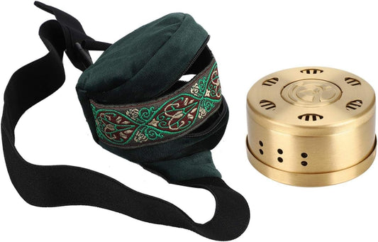 Smokeless Moxibustion Box, Portable Moxa Box Three Layer Filter Design Heating Carement for Back Neck Belly