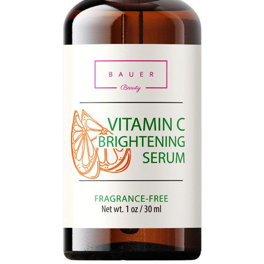 Bauer Beauty Vitamin C Face Serum Improves Skin Brightness, Fine Lines, Anti-Aging Skin Repair, Brighten Dark Spots And Reduce wrinkles