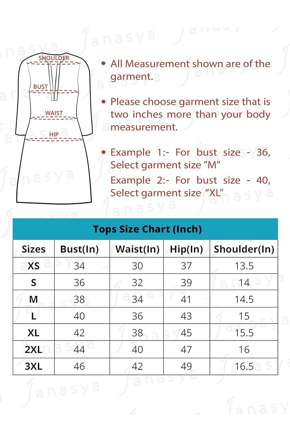 Janasya Women's White Rayon Solid Flared Top