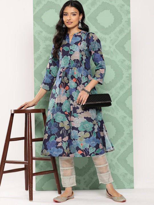 Varanga Women Floral Printed Kurta