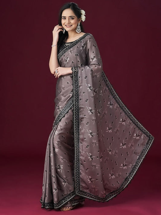Kasee Floral Printed Embellished Sarees