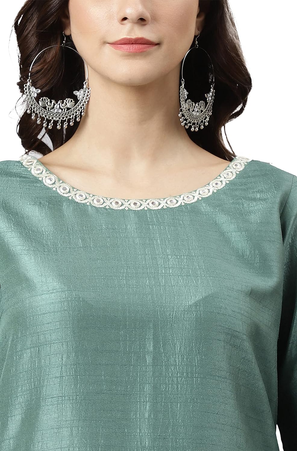 Janasya Women's Polyester Regular Kurta Set