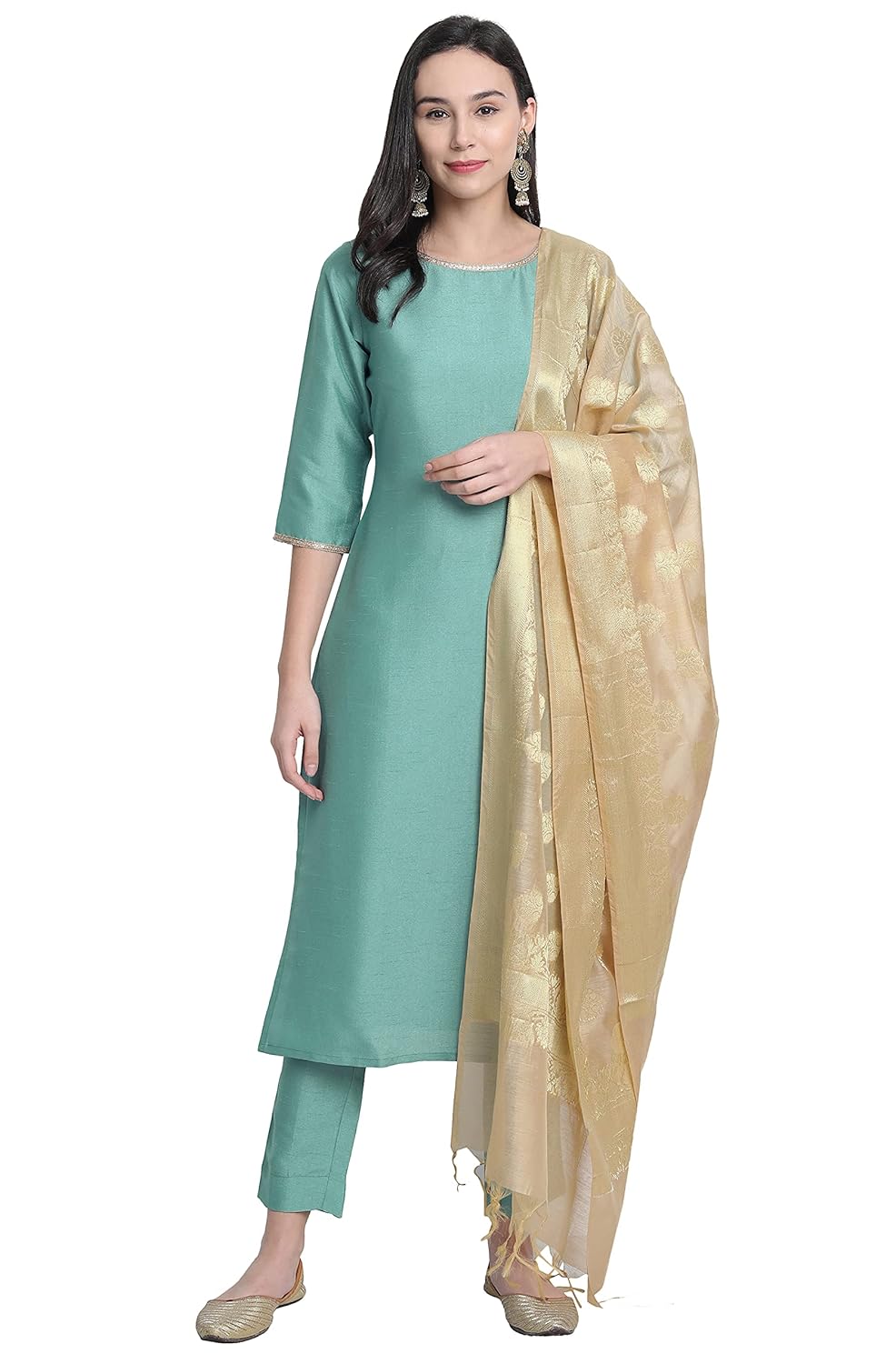 Janasya Women's Art Silk Salwar Suit