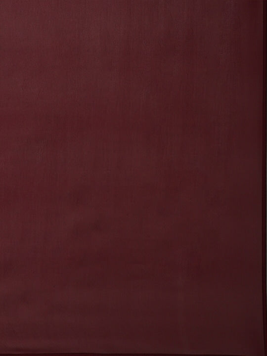 AKS Couture V-Neck Floral Yoke Design Pleated Sequinned Kurta with Trousers & With Dupatta