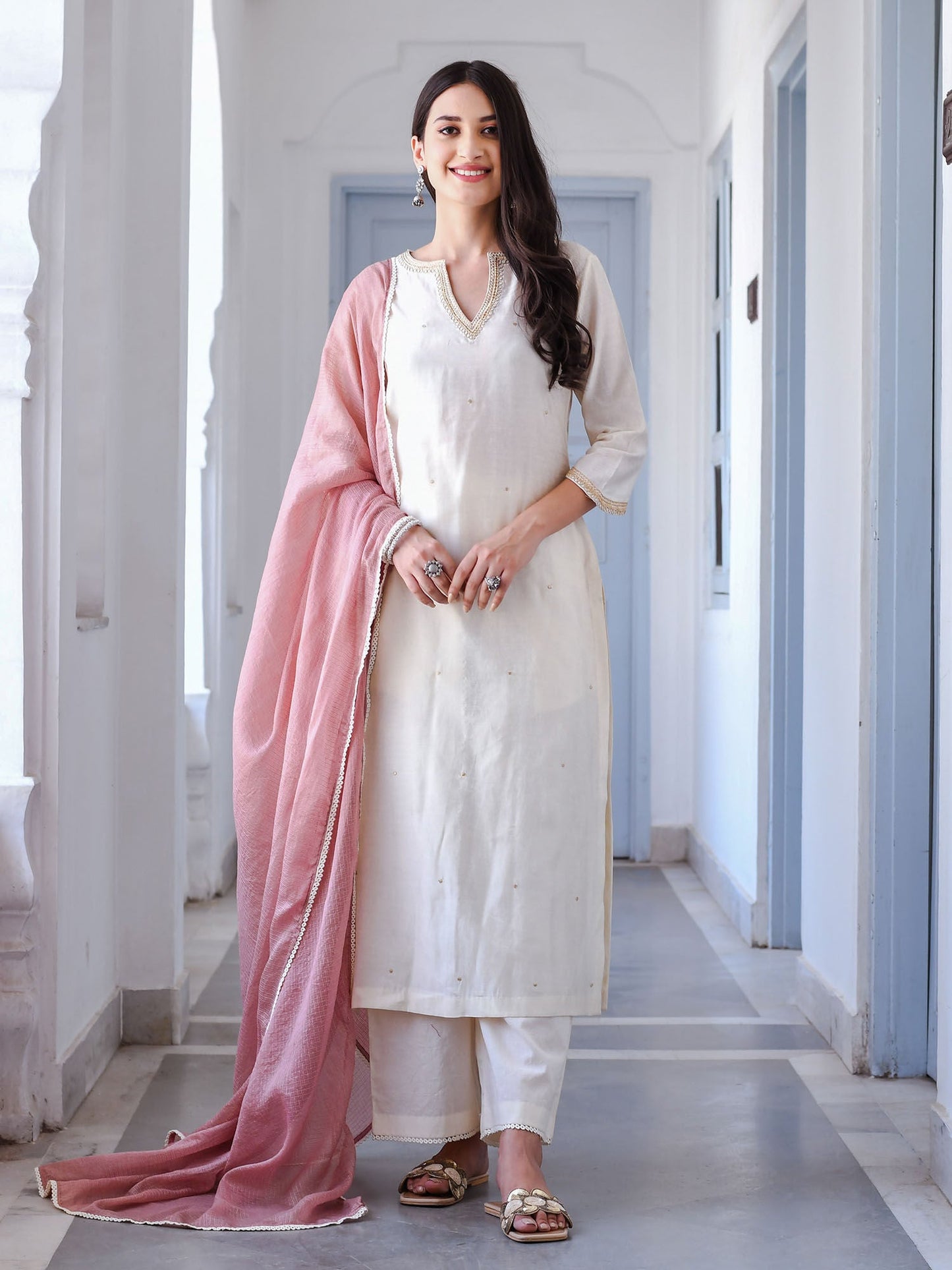 Urbanstree Aadhritha Suit Set (Set of 3)