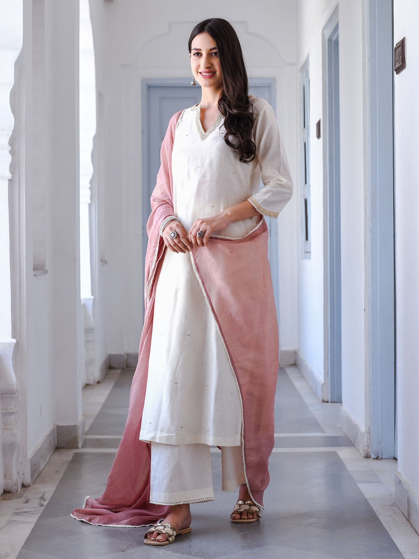 Urbanstree Aadhritha Suit Set (Set of 3)