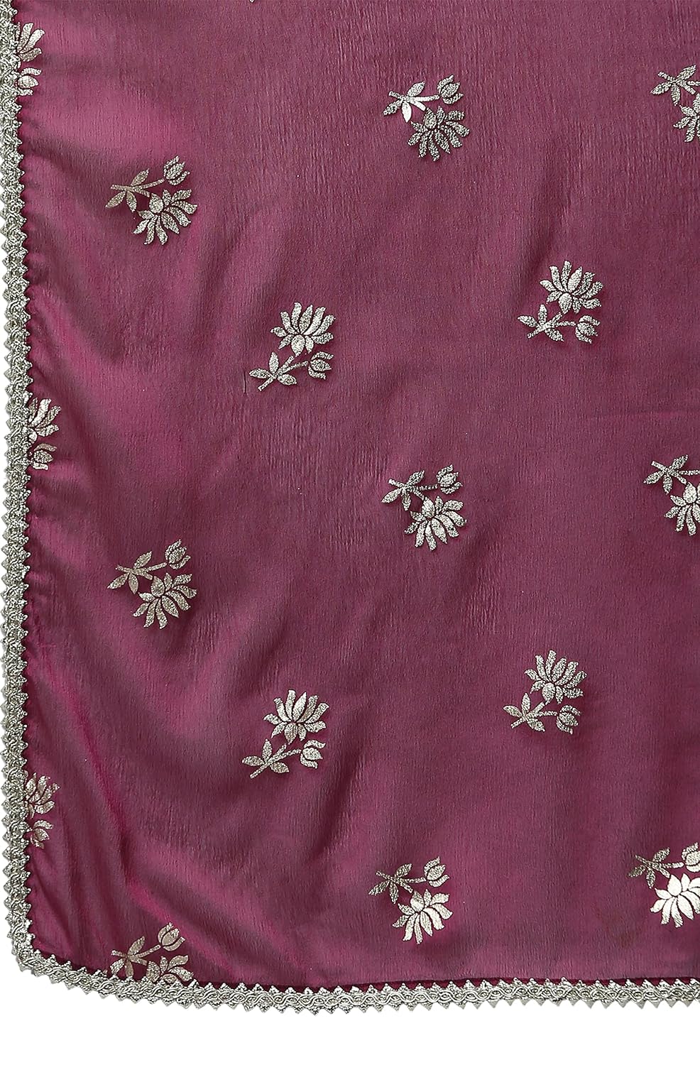 Janasya Women's Poly Silk Kurta With Pant And Dupatta