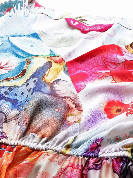 Varanga Women Abstract Printed Co-Ord Set