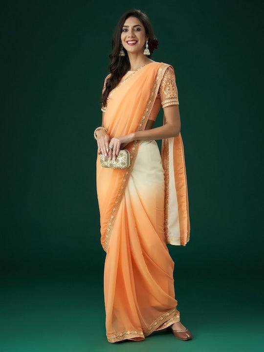 Kasee Embroidered Sequinned Saree