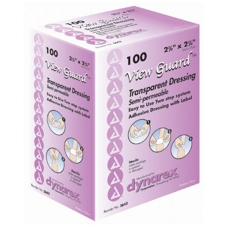 Dynarex 3642 Dressing, Box of 100