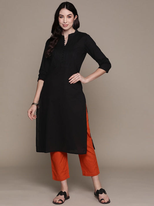 Anubhutee Women Yoke Design Cotton Kurta