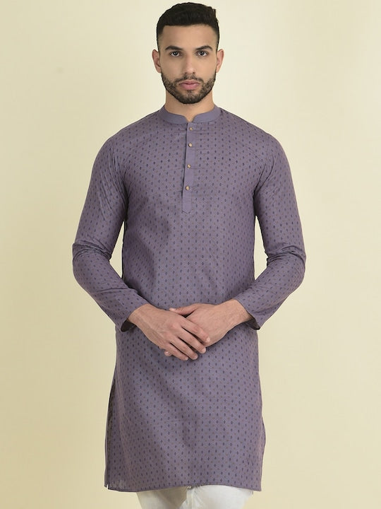 Deyaan Ethnic Motifs Printed Pure Cotton Kurta