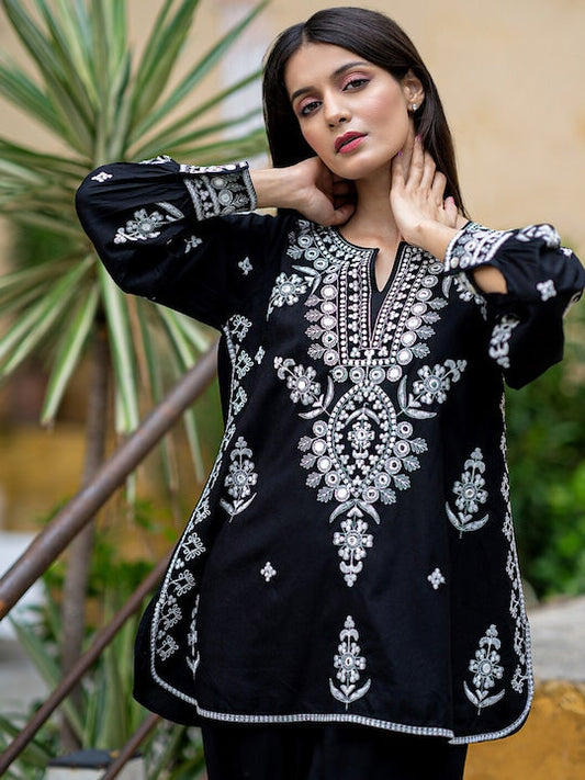 Vishudh Pure Cotton Embroidered Kurta Sets