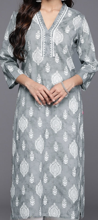 Varanga Women Ethnic Motifs Printed Cotton Kurta