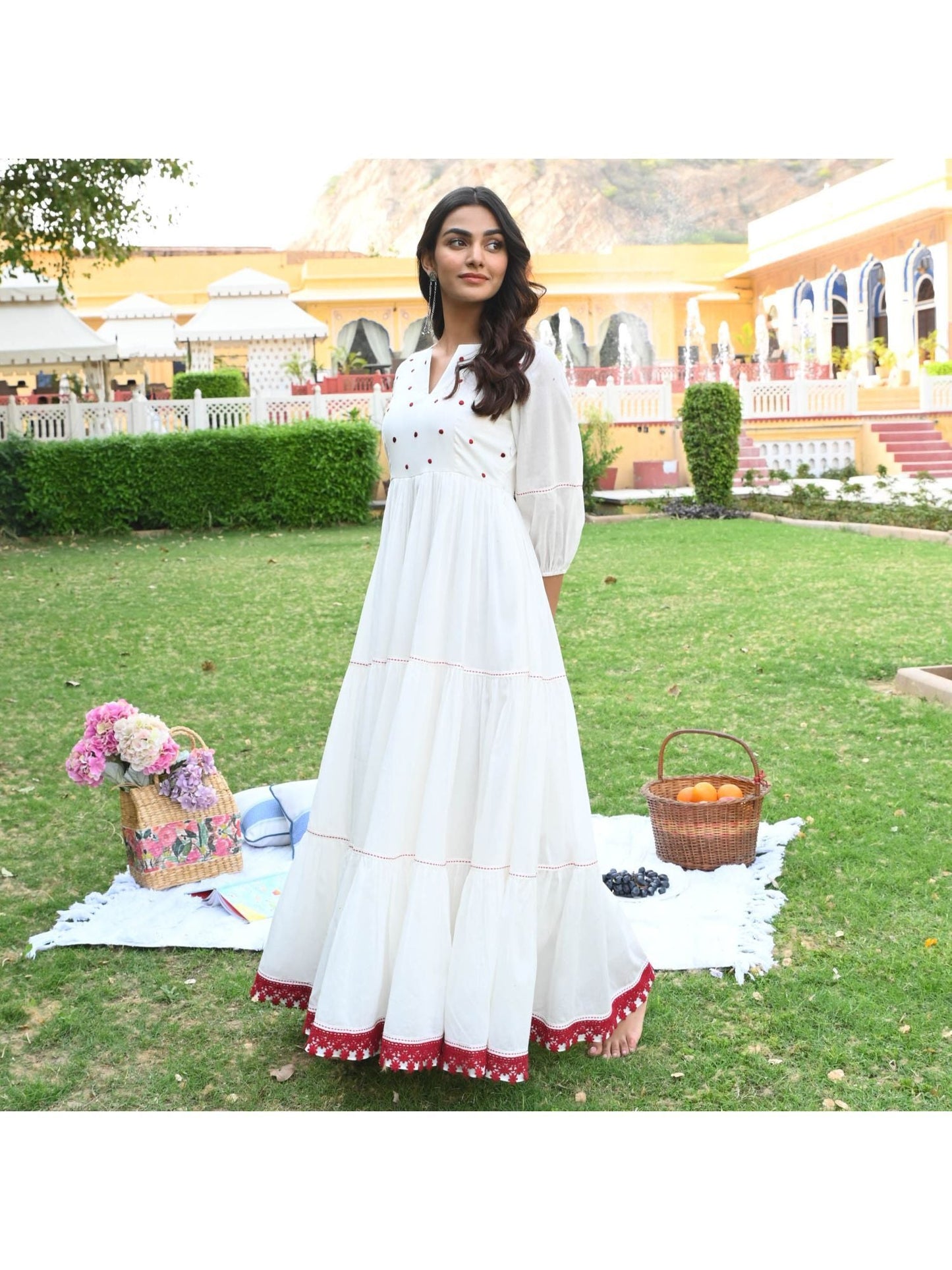 Urbanstree White Raving Maxi Dress