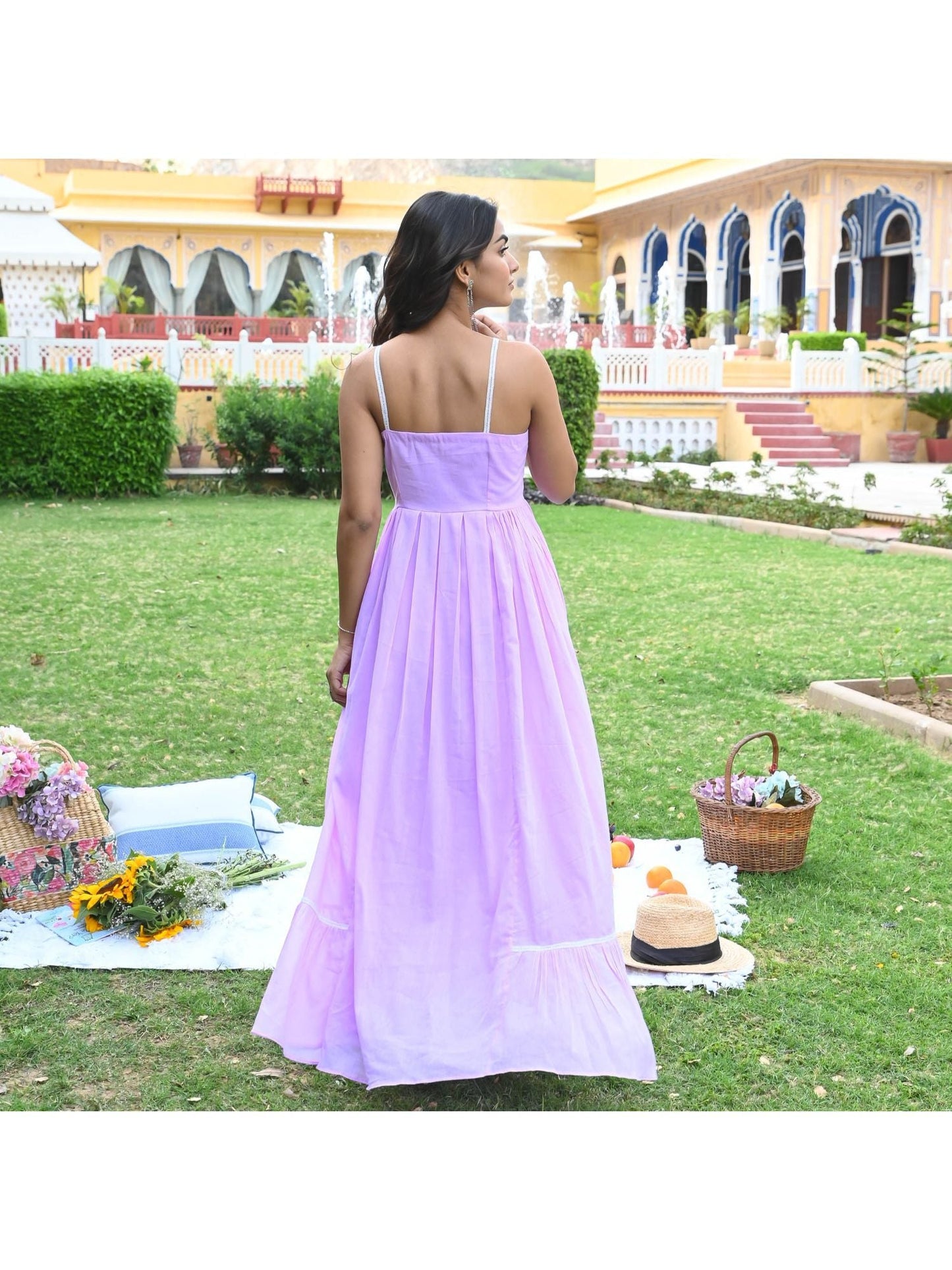 Urbanstree Iris Purple Maxi Dress