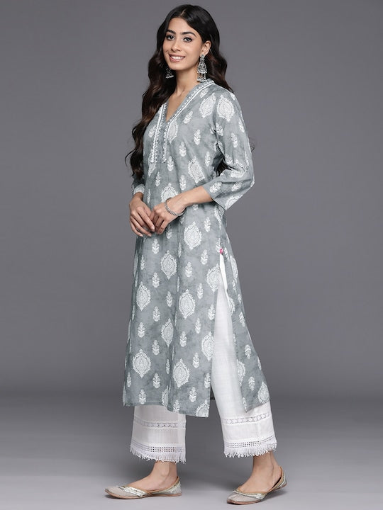 Varanga Women Ethnic Motifs Printed Cotton Kurta