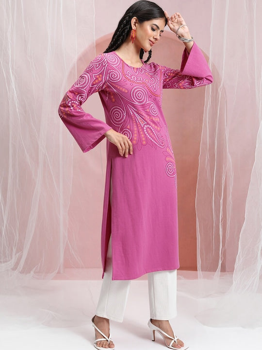 Vishudh Ethnic Motifs Printed Kurta