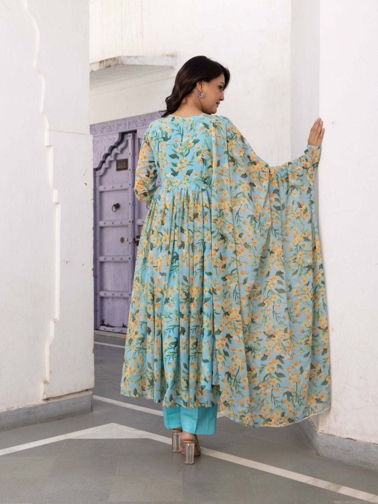 ONEWE INDIA Anchal Suit (Set of 3)