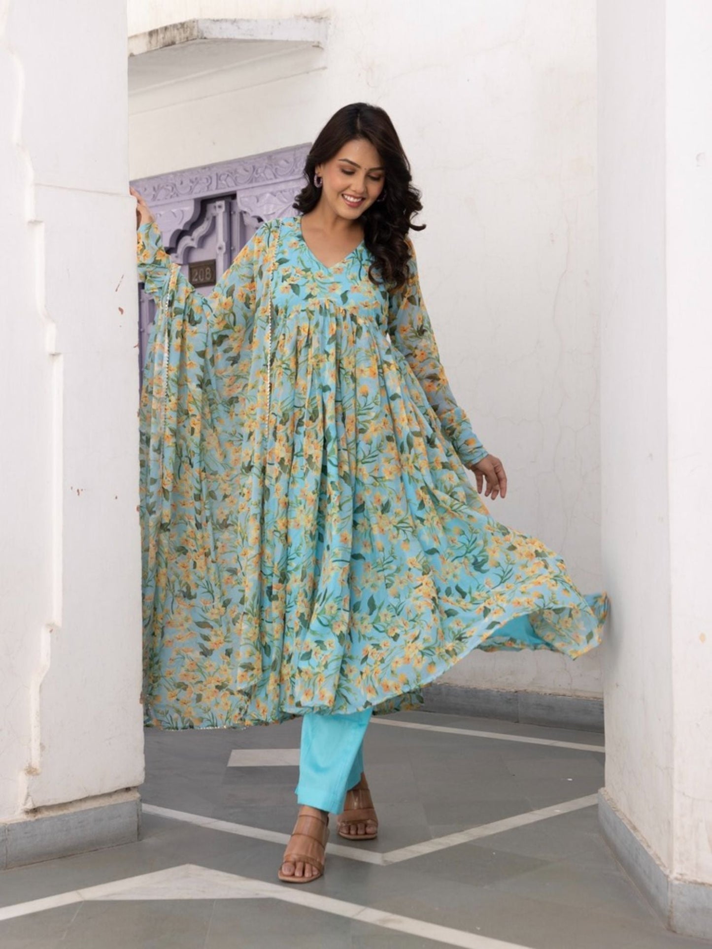 ONEWE INDIA Anchal Suit (Set of 3)