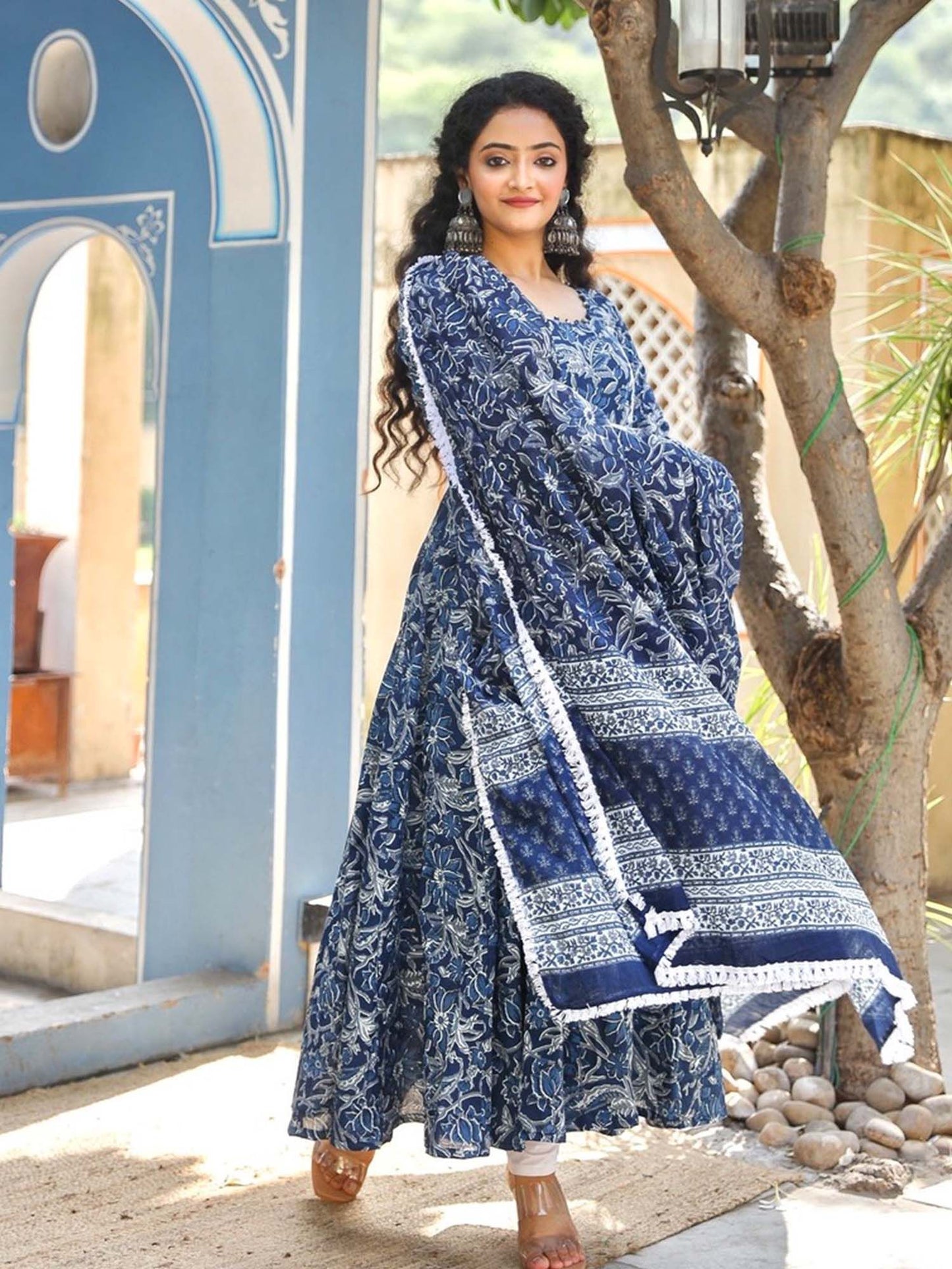 ONEWE INDIA Hema Anarkali (Set of 3)