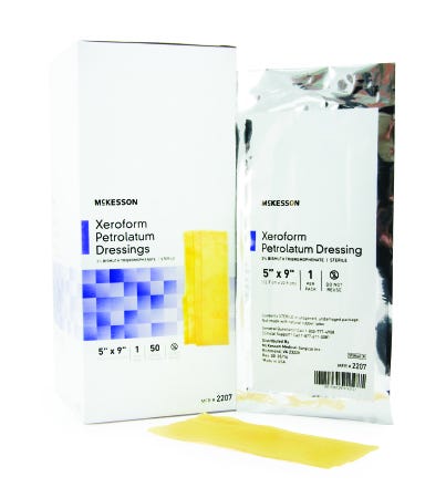 McKesson 2207 Xeroform Petrolatum Dressing Box of 50