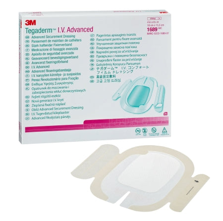 Tegaderm 1689 I.V. Advanced Securement Dressing, Box of 25